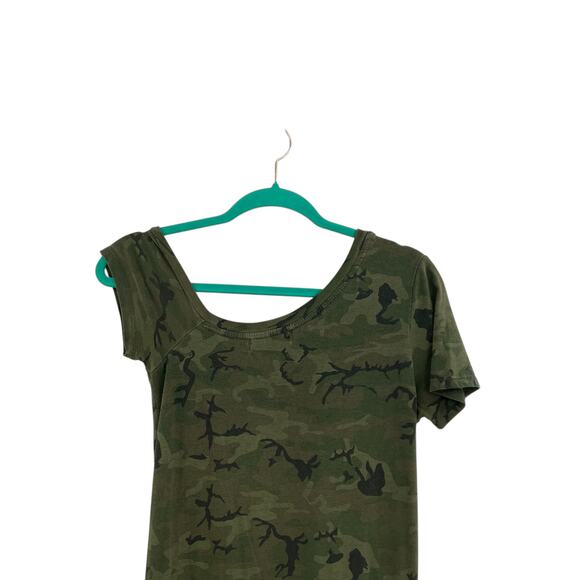 n:Philanthropy Britton Jumpsuit Off the Shoulder Camo Print Green Size XS - Picture 8 of 14